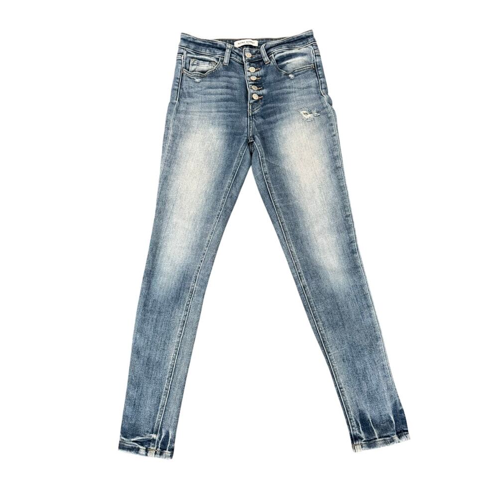 Flying Monkey High Rise Button Fly Jeans